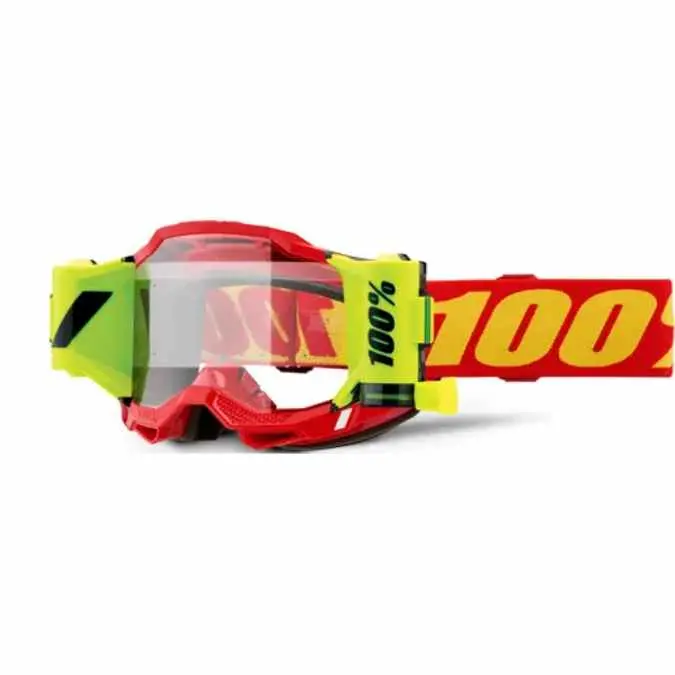 100% Accuri 2 Forecast Goggles – Red Clear Lens Version 1
