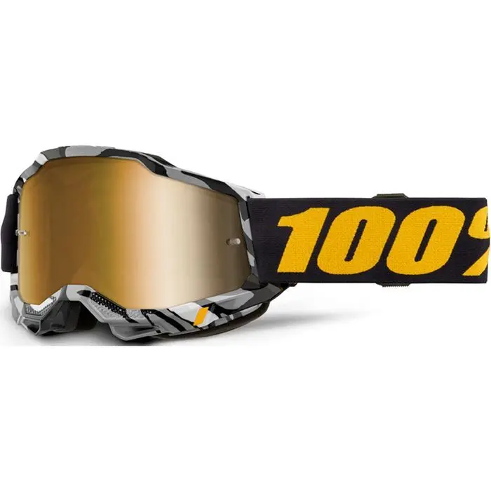 100% Accuri 2 Goggles – Ambush Mirror Gold Lens 1