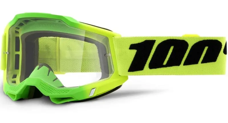 100% Accuri 2 Goggles – Travis Clear Lens Design 1