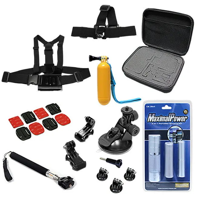 16-Piece Gopro Accessory Kit With Cleaning Tools For Enhanced Capture 1