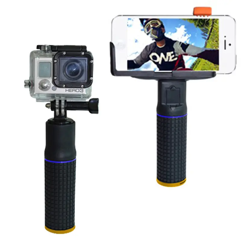 2-In-1 Extendable Grip Pole With 5200Mah Power Bank For Gopro & Smartphones 1