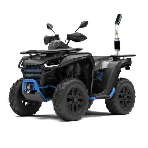 2025 Segway Snarler At6 S Eps – Grey And Blue Electric Power Steering Model 1