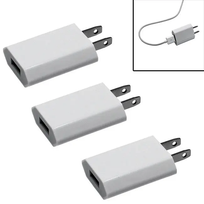3-Port Universal Usb Wall Charger Kit – Travel & Home Adapter For Iphone, Samsung Galaxy, Note Series, And Other Usb Devices 1