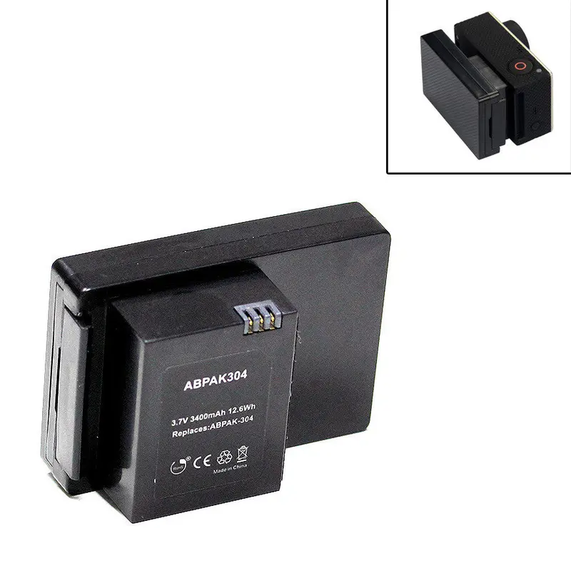 3400Mah External Bacpac Battery For Gopro Hero3 And Hero3+ – Extends Recording Time 1
