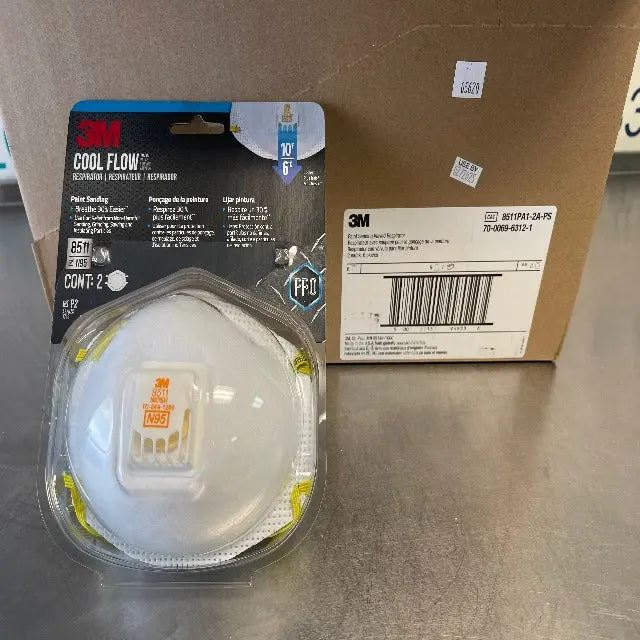 3M 8511 Particulate Respirator With Cool Flow Valve 1