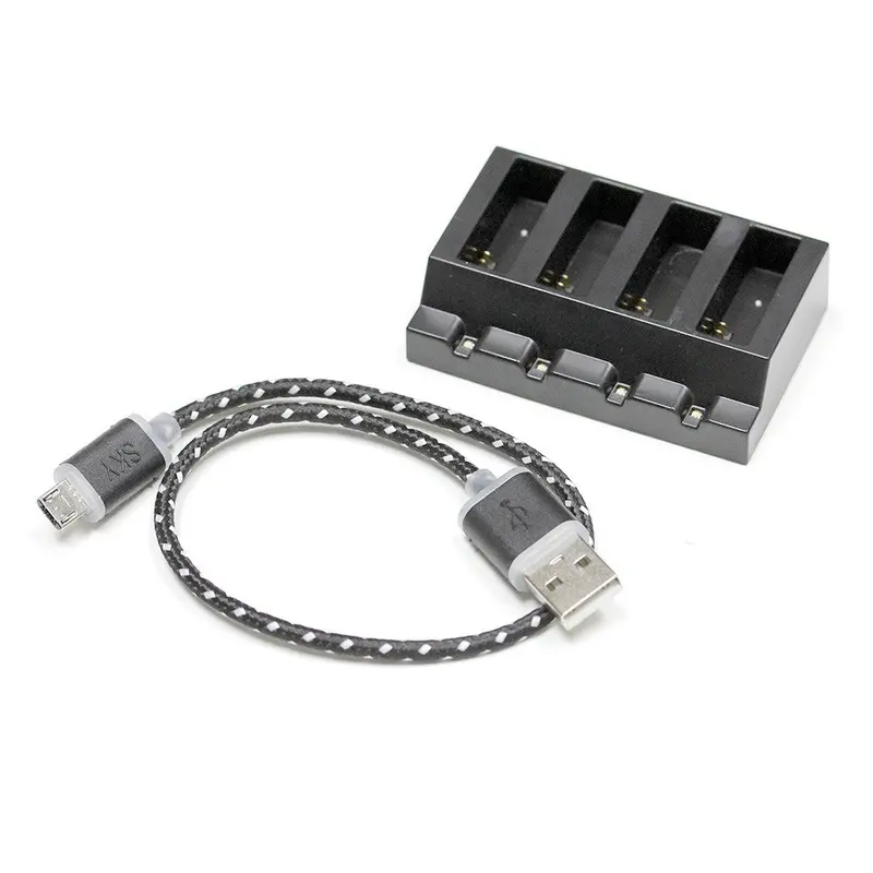 4-Port Rapid Charger For Parrot Minidrones: Jumping Sumo & Rolling Spider 1