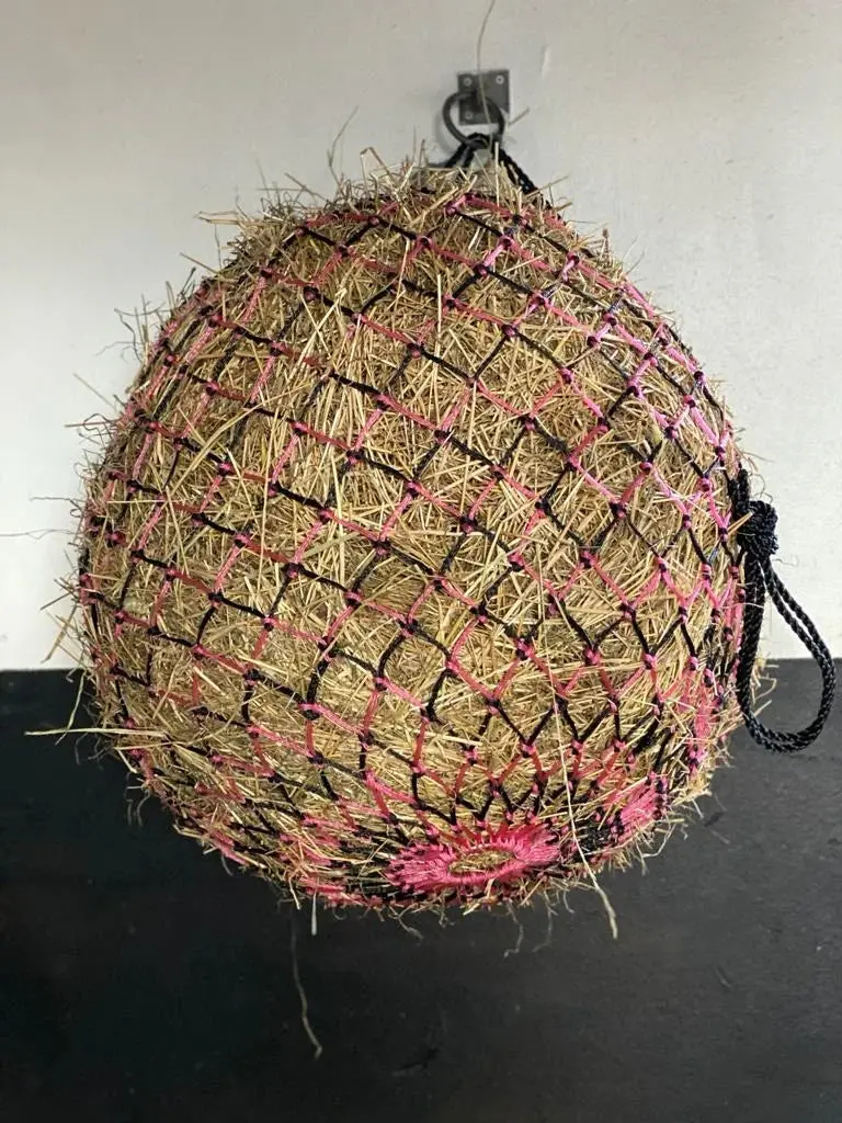 40-Inch Dual-Color Small-Hole Hay Net (2" Mesh) – Assorted Colors 1