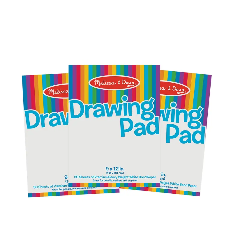 9 X 12 Inch Drawing Paper Pad – 50 Sheets (3-Pack) 1