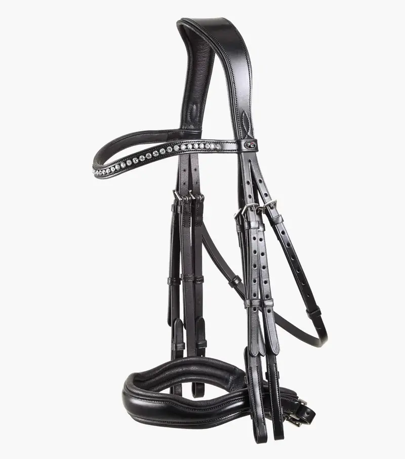 Abriano Anatomic Double Bridle For Horses 1