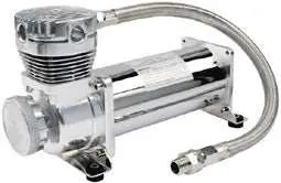 Air Lift Performance 16480 Viair 480C 12V Air Compressor – 200 Psi Chrome Finish 1