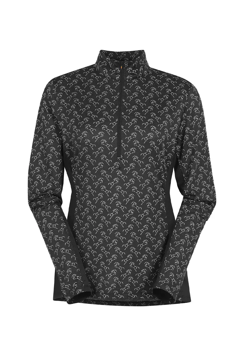 Aire Ice Fil Long-Sleeve Printed Riding Shirt 1