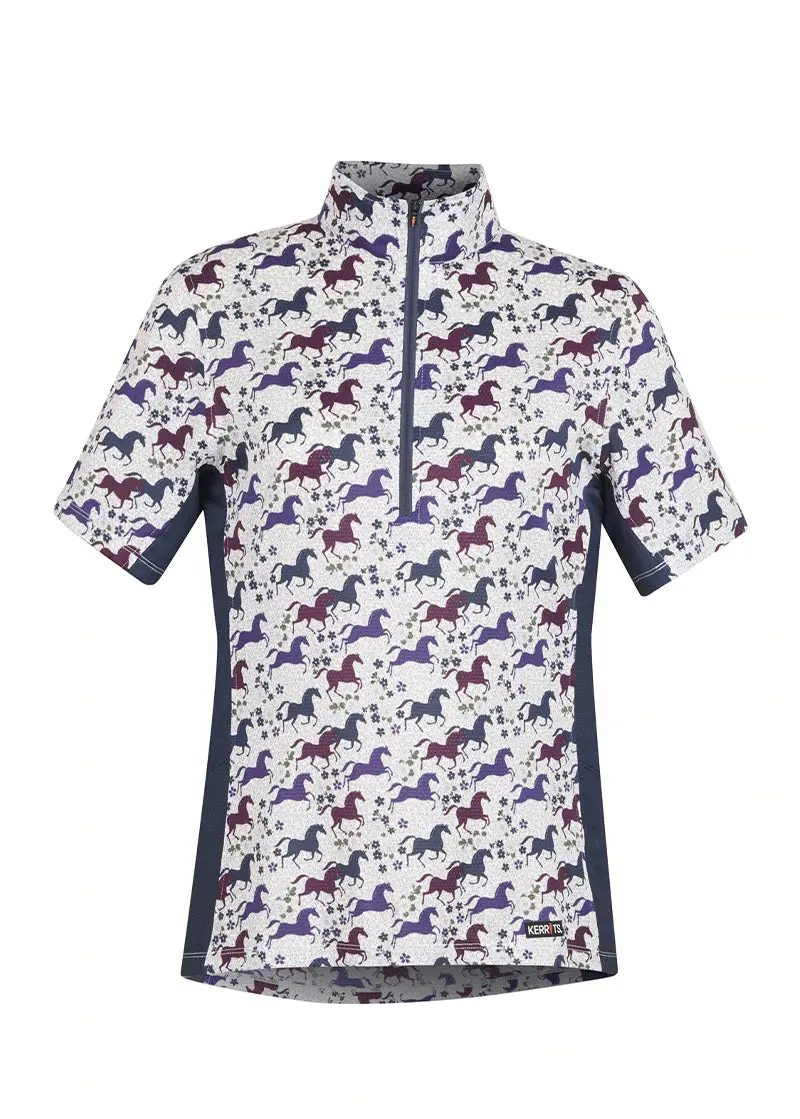 Aire Ice Fil® Oyster Printed Short Sleeve Shirt 1