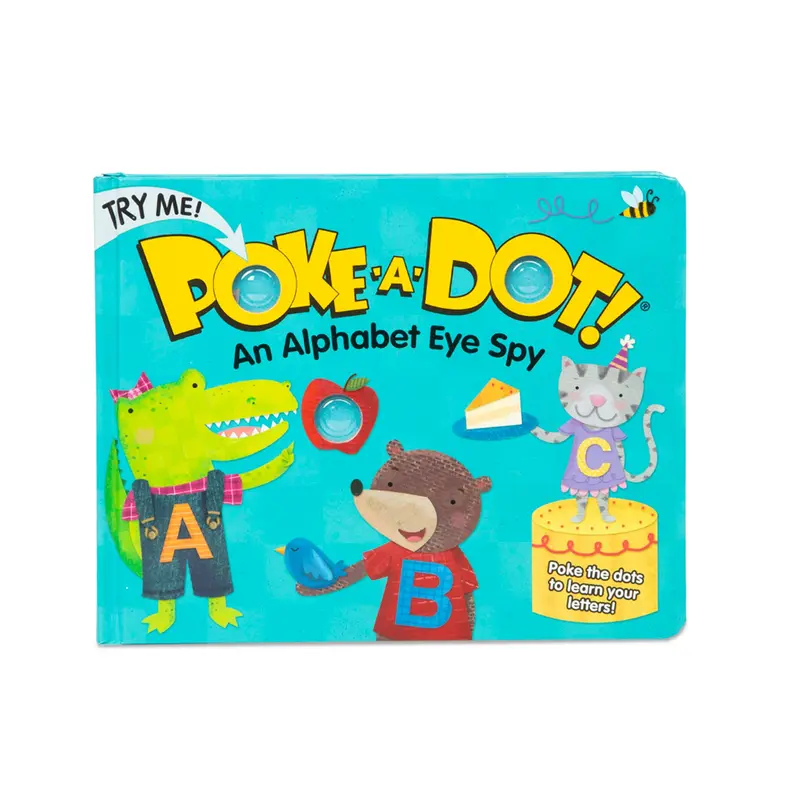 Alphabet Eye Spy Poke-A-Dot Board Book With Tactile Discovery 1