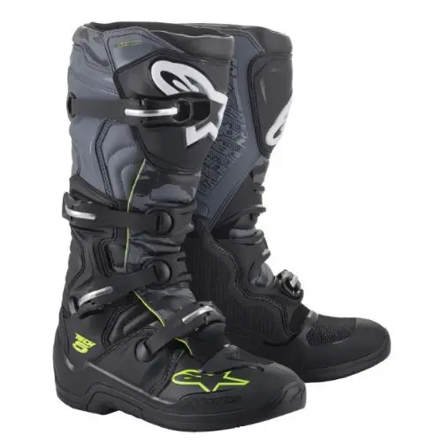 Alpinestars Tech 5 Mx Boots – Sleek Black And Grey 1