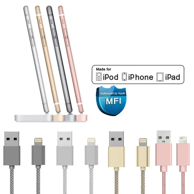 Apple Mfi-Certified Lightning To Usb Cable (1 Meter) For Iphone 5–6 Plus 1