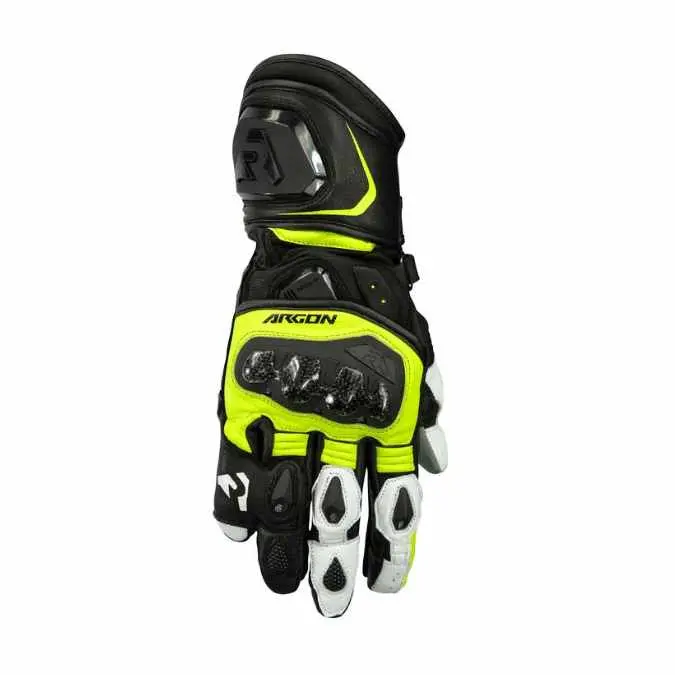 Argon Mission Tactical Riding Gloves – Yellow, White, And Black 1