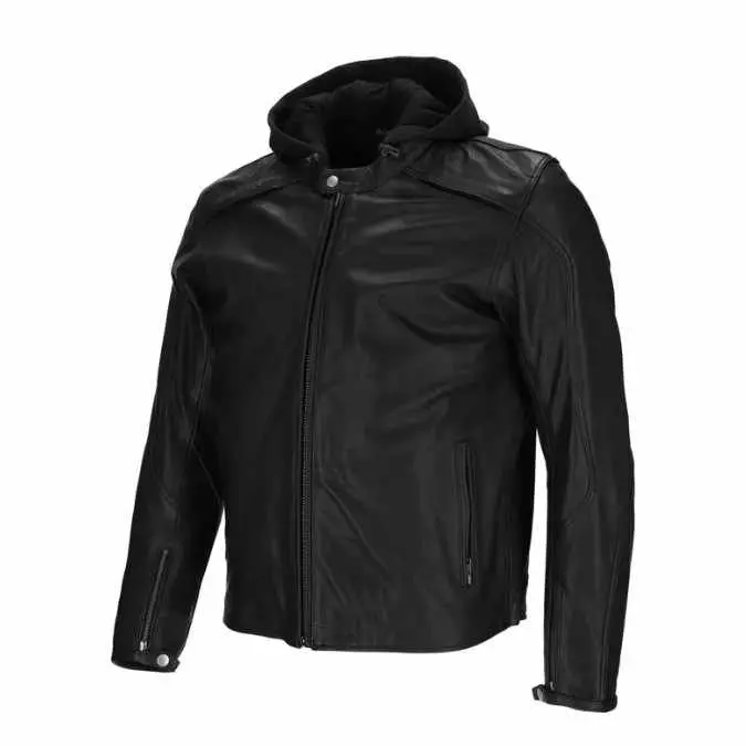 Argon Realm Vintage-Style Leather Motorcycle Jacket 1