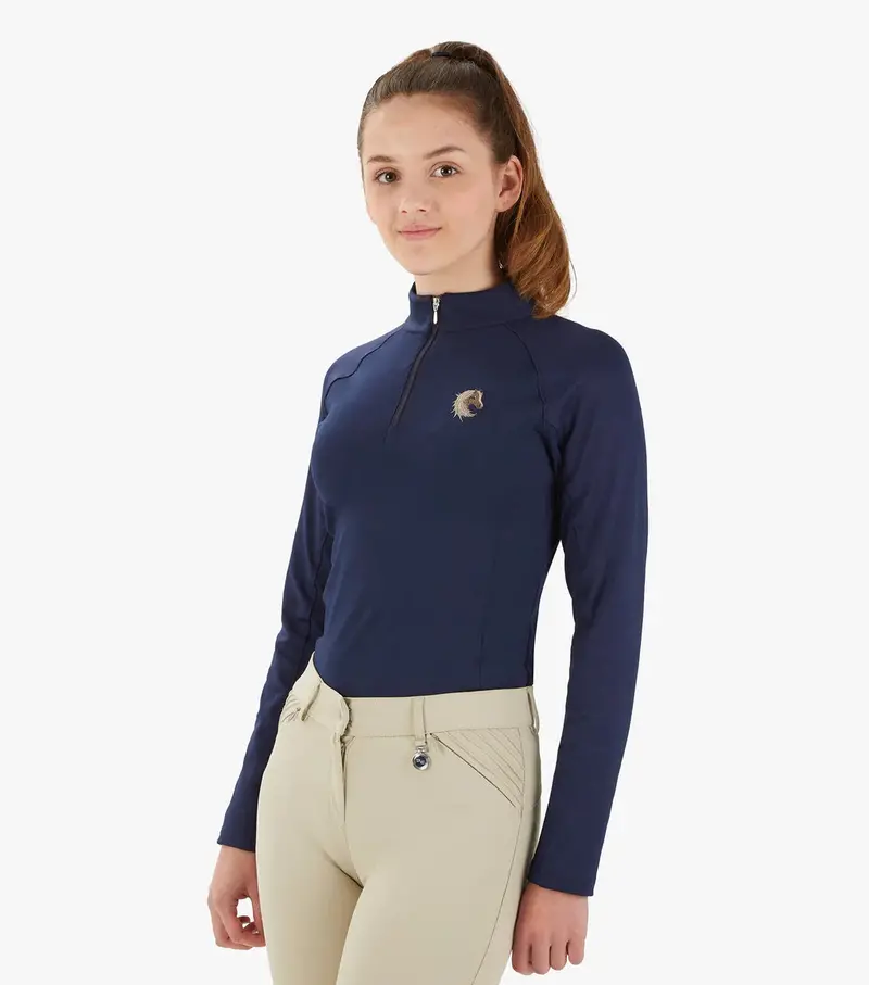 Asetta Girls’ Technical Performance Riding Top 1