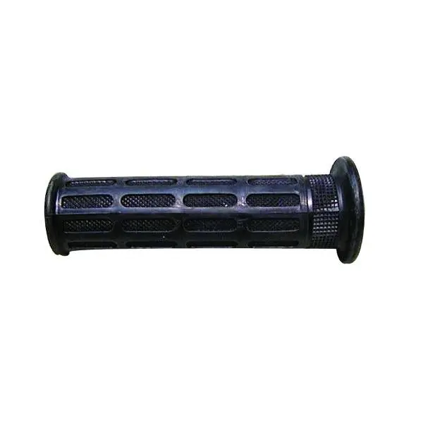 Atv Black Closed-End Grips – 125Mm Length, Non-Slip Texture 1