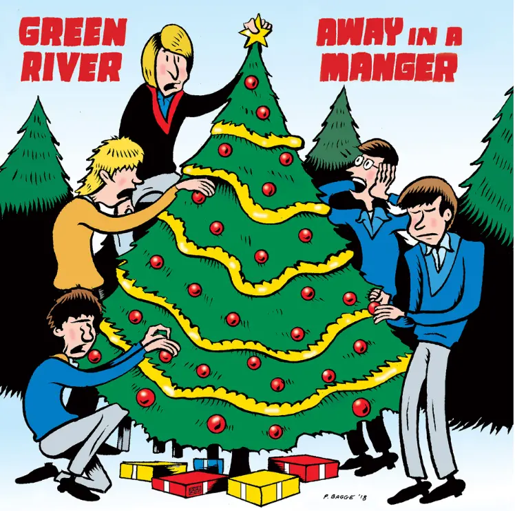 Away In A Manger / Blue Christmas – Holiday 7" Vinyl 1