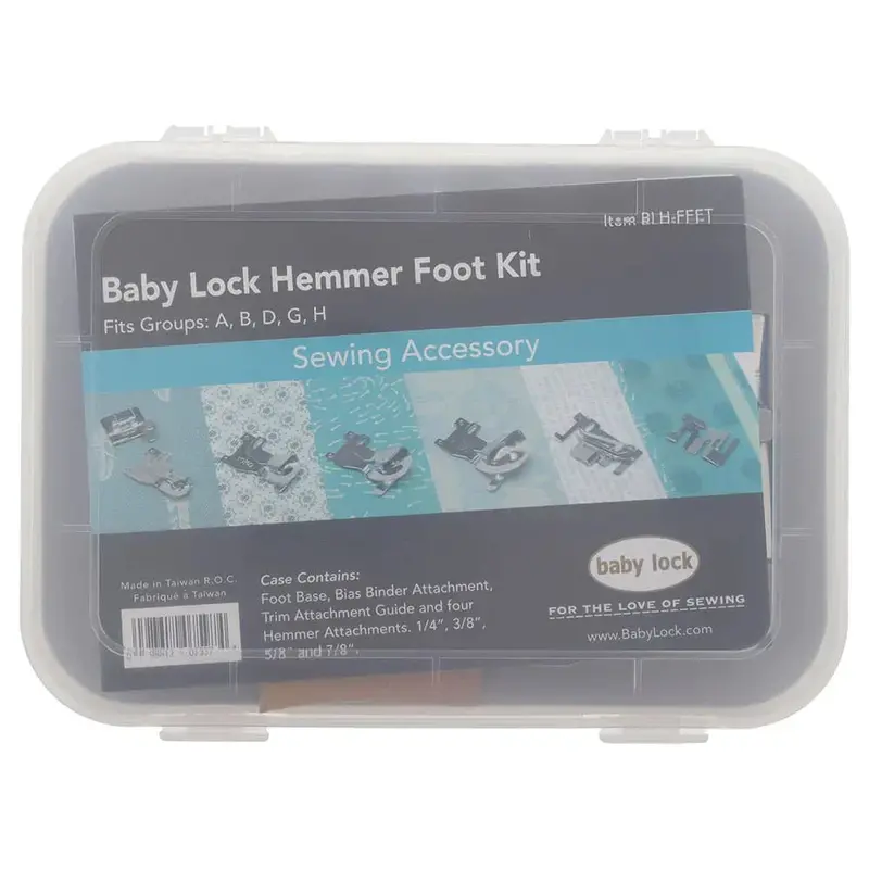 Baby Lock 7-Piece Hemmer Foot Set – Essential Edge-Finishing Kit (Blh-Feet) 1