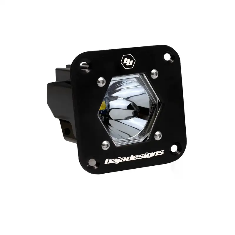 Baja Designs S1 Led Light Pod – Black Flush-Mount Spot Beam, Clear Lens (Model 381001) 1