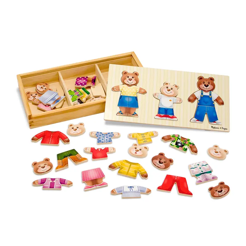 Bear Family Dress-Up Puzzle With 45 Pieces 1