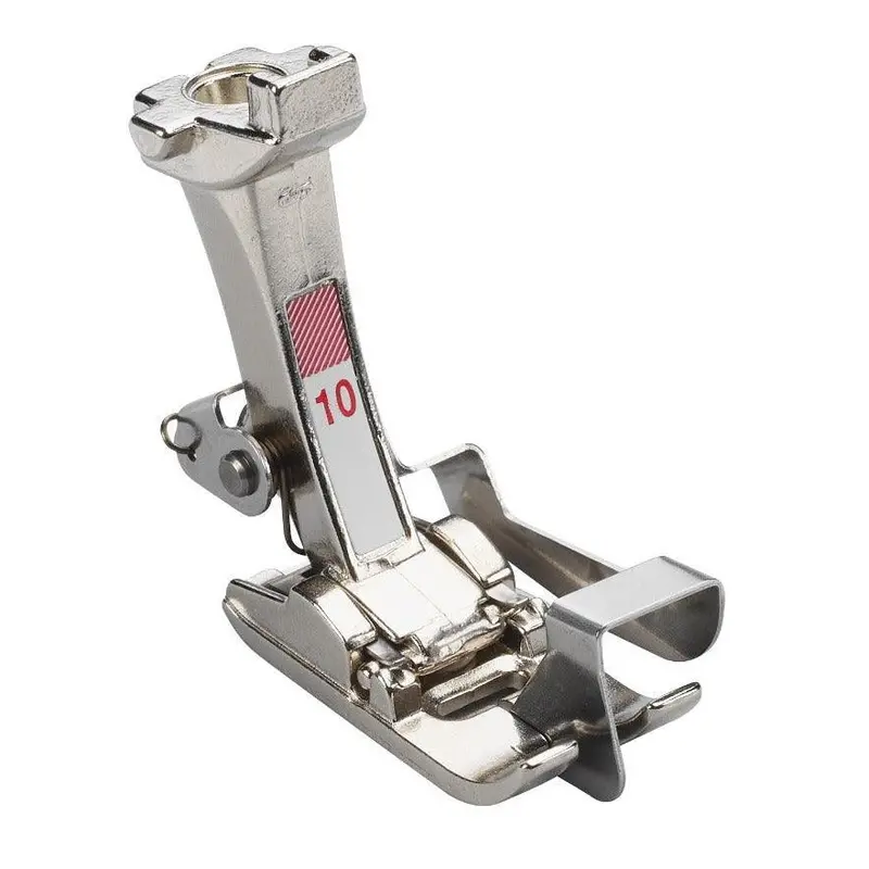 Bernina #10 Edgestitch Foot With Dual Guides For Consistent Seam Finishing 1