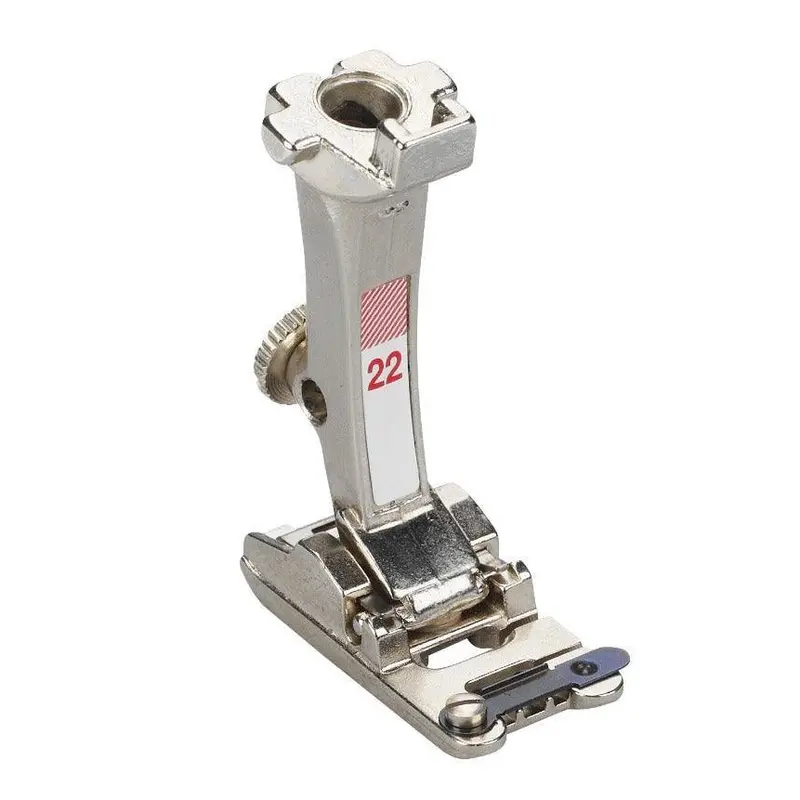 Bernina #22 Cording Foot – 3-Groove Version For Delicate Cording 1