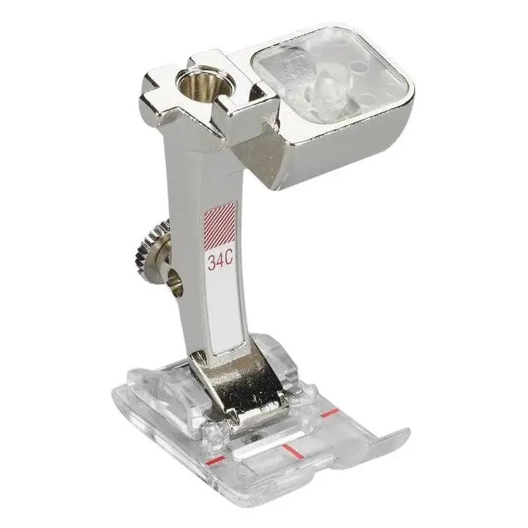 Bernina #34C Clear-Sole Reverse Pattern Foot For Enhanced Stitch Monitoring 1
