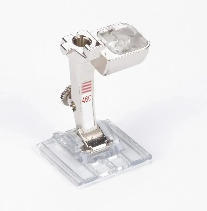 Bernina #46C Pintuck & Decorative Stitch Foot With Clear Sole 1