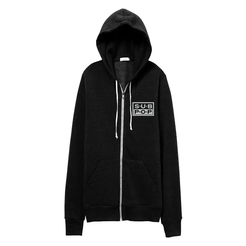 Black Hoodie With Left-Side Embroidered Logo 1