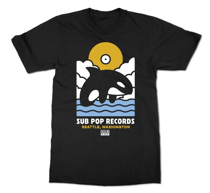 Black Orca Rectangle Logo Tee 1