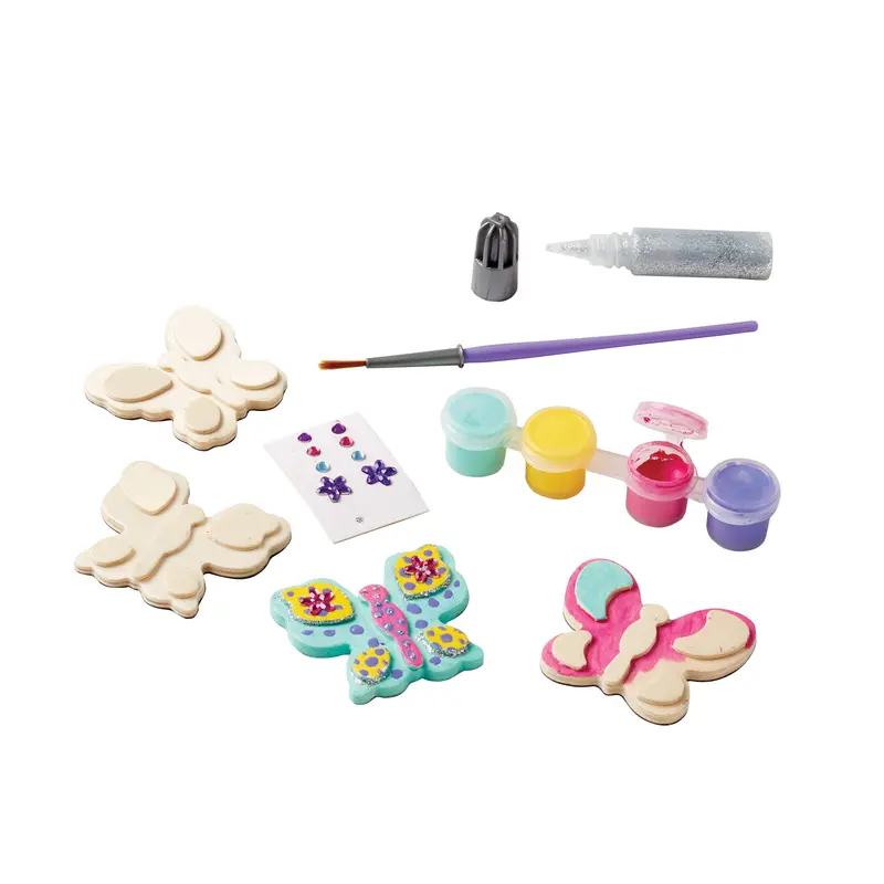 Butterfly Magnet Craft Kit – Wooden Creative Activity 1