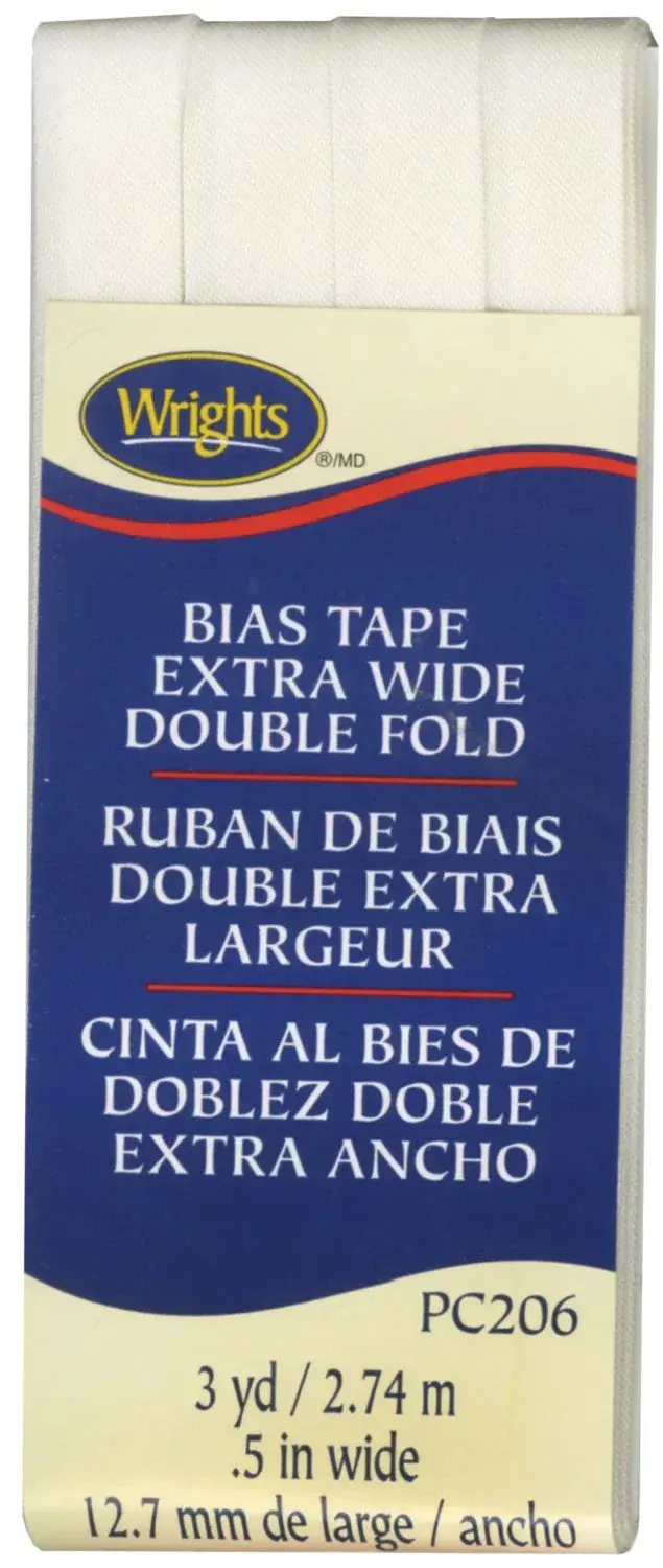 ½" Double-Fold Bias Tape In Oyster Color 1