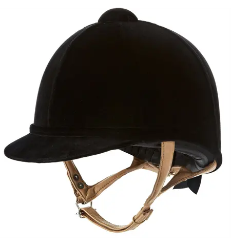 Charles Owen Fian Premium Velvet Riding Helmet 1