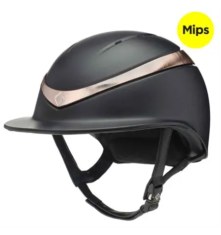 Charles Owen Halo Luxe Helmet With Rose Gold Accents And Mips Technology 1