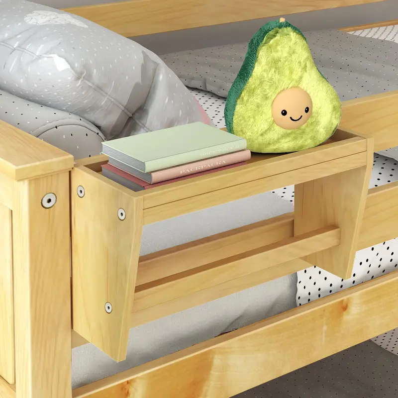 Classic Bedside Tray With Handle And Non-Slip Surface 1