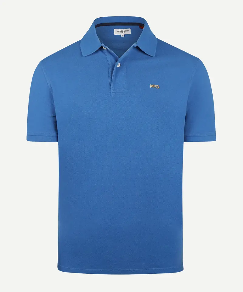 Classic Polo In Bold Cobalt Blue 1
