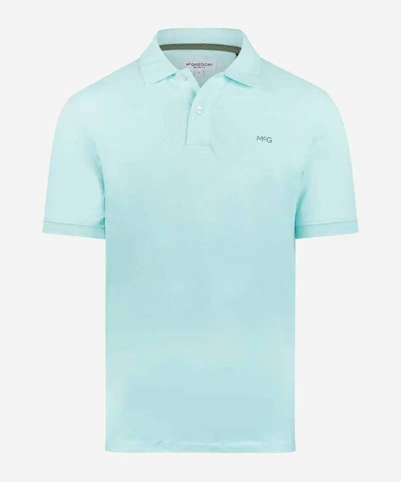 Classic Regular-Fit Polo Shirt In Light Turquoise 2
