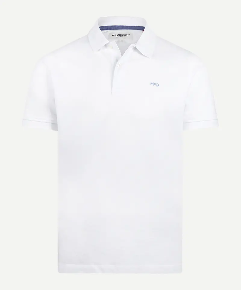 Classic Regular-Fit Polo Shirt In Pure White 2