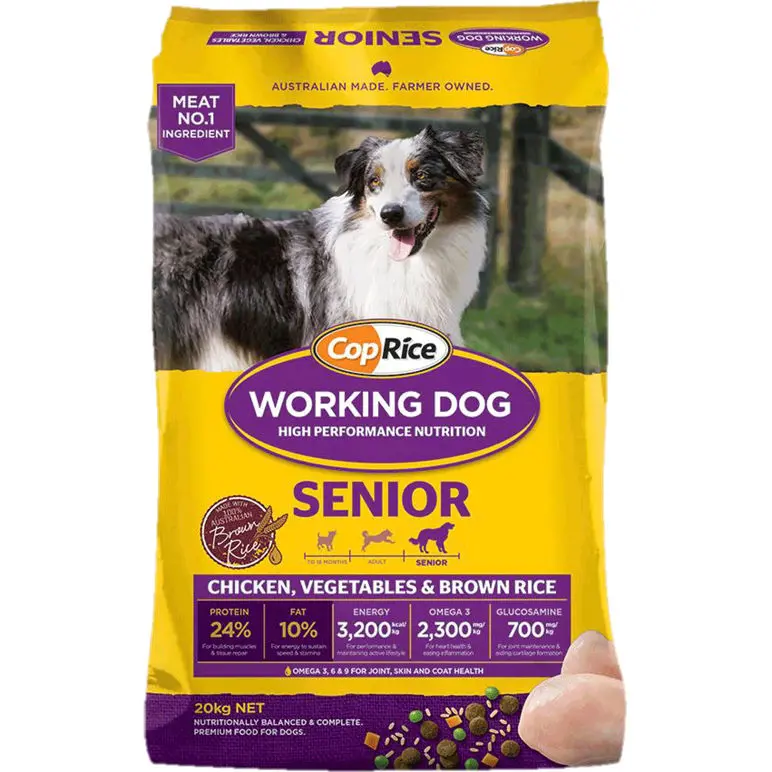 Coprice Working Dog Senior Dry Food – Chicken Formula – 20Kg 1