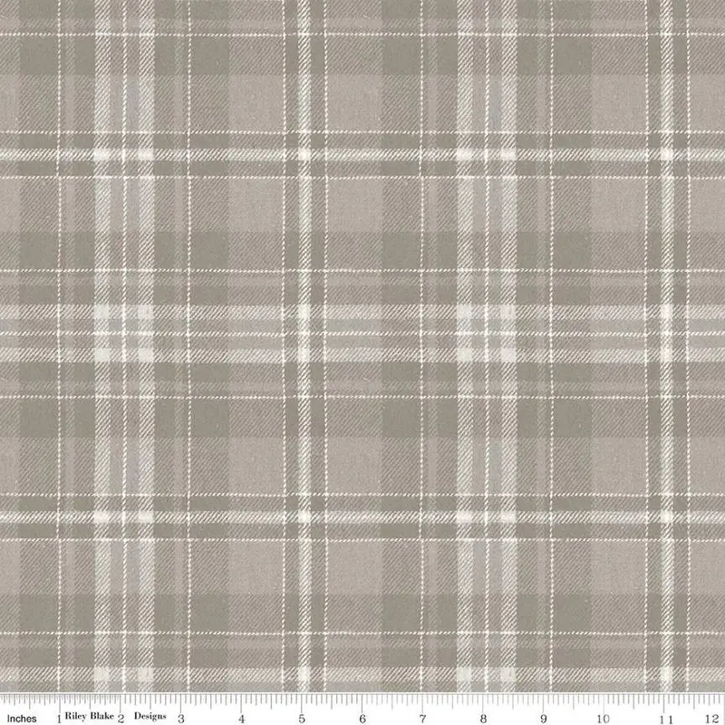 Costume Maker'S Act Ii Gray Plaid Pattern Fabric 1