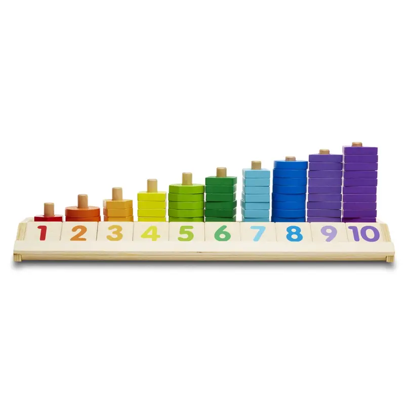 Counting Shape Stacker – Early Math Learning Toy 1