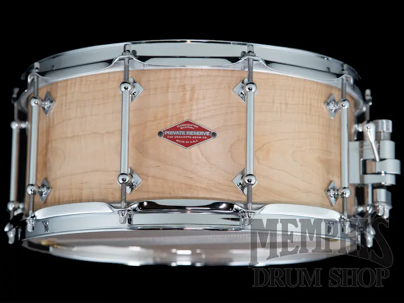 Craviotto 14X6.5 Private Reserve Curly Maple Snare Drum 1