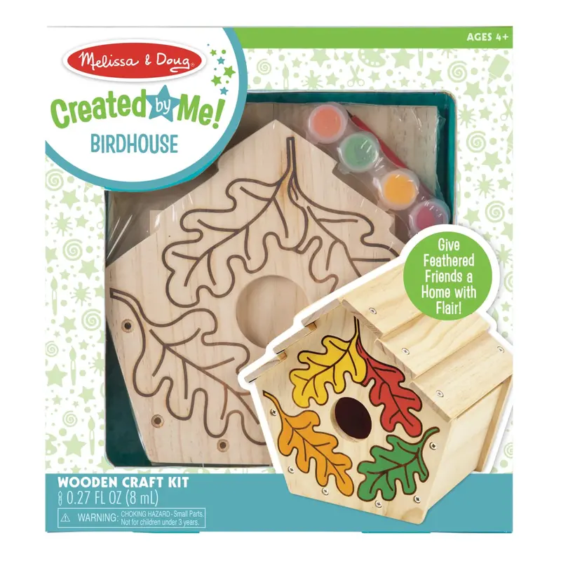 Created By Me! Birdhouse Wooden Craft Kit For Hands-On Building Fun 1