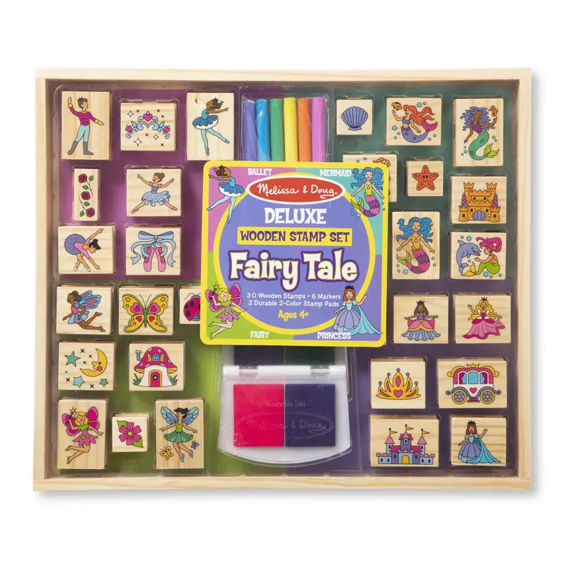 Deluxe Fairy Tale Wooden Stamp Collection 1