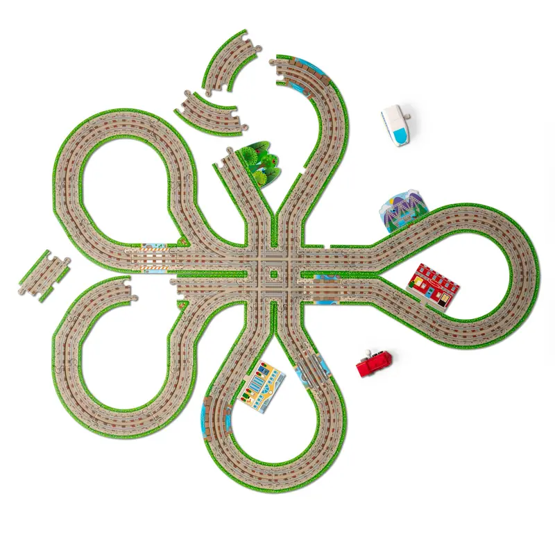 Design-Your-Own Railroad Floor Puzzle 1