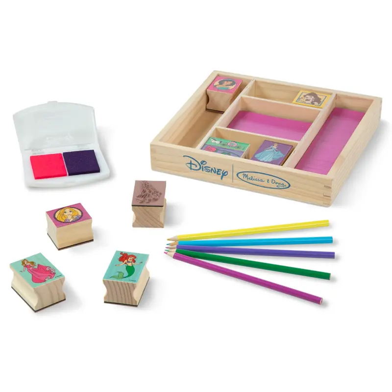 Disney Princess Wooden Stamp Set – Creative Art And Storytelling Kit 1