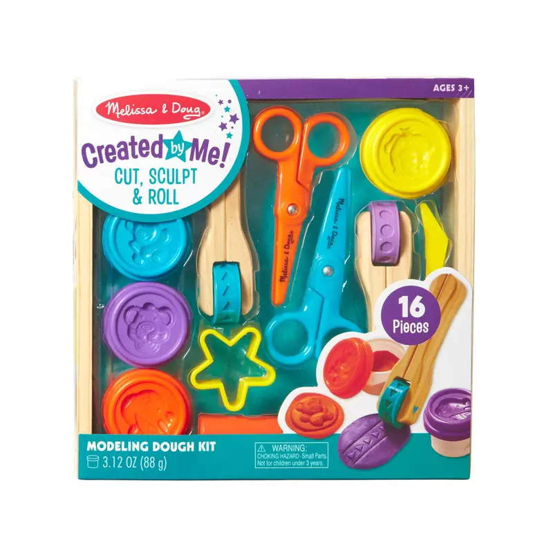 Diy Modeling Dough Kit: Cut, Sculpt & Roll Creative Set 1